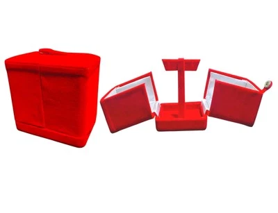 Premium Quality Earring Jhumka Box Earring Storage Box | Button Closure Box - Image 1 of 4