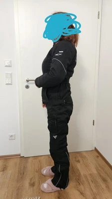 Motorrad Anzug Textil Neu 1 Mal Angezogen Schwarz, 400 Euro hat Gekostet. - Bild 1 von 4