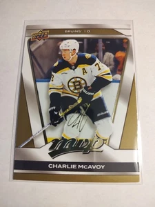2025-26 Upper Deck MVP - #101 Charlie McAvoy Gold Script Boston Bruins - Picture 1 of 2