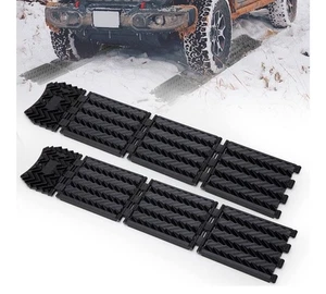 Alfombrillas de tracción de neumáticos plegables, placas de recuperación portátiles para todoterreno 4X4 - Imagen 1 de 11