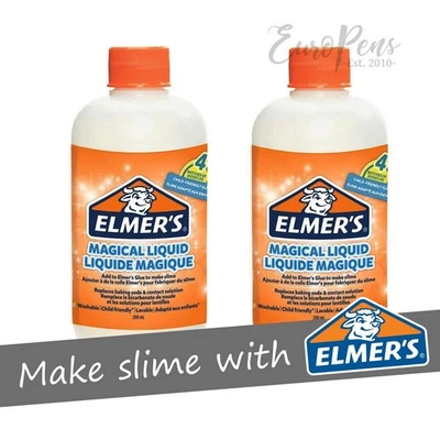 Líquido mágico Elmers para limo de pegamento - solución activador de limo 259 ml - vendedor del Reino Unido