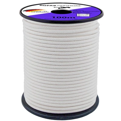 Cuerda de algodón cuerda Ø8 mm 100 m cuerda natural para manualidades DIY macramé Made in Germany - Imagen 1 de 4