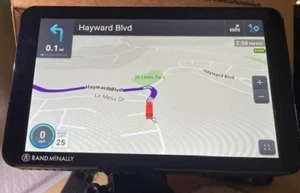 RAND MCNALLY TND-T85 85 LM 8" TRUCK GPS LIFETIME MAPS WARRANTY DAMAGE РRОТЕСТIОN - Picture 1 of 9