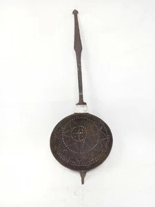 Collectible Iron Hand Carved Kitchen Use Jar Frying Spoon Rare - Picture 1 of 5