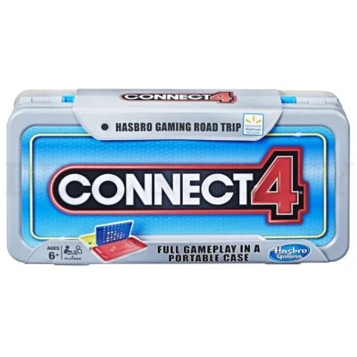 Hasbro Gaming Road Trip Series Connect 4 Board Game in Portable Case - Image 1 of 4