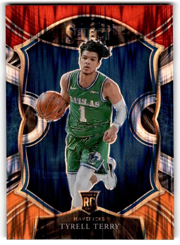 2020-21 Panini Select Prizm Red White Orange Flash Tyrell Terry Rookie #91 - Image 1 of 2