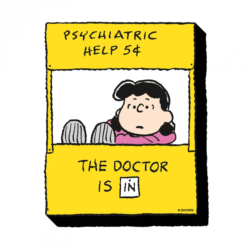 Peanuts 802393 Peanuts Lucy Psychiatric Help Magnet