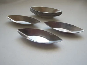 "Juego de 20 galletas de sampán molde de barqueta de acero enlatado tarta o galletas barco 3,1" - Imagen 1 de 4
