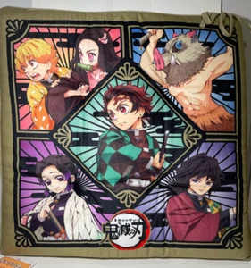 Cojín Demon Slayer Tanjiro Nezuko Zenitsu Inosuke Giyu Kimetsu No Yaiba Japón - Imagen 1 de 2
