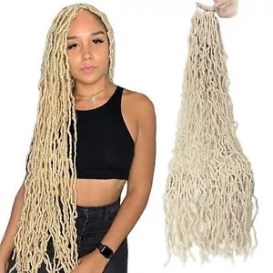 6Packs Nu Locs Crochet Hair Braids Long Soft Locs 36inch Crochet Hair Pre-loo... - Picture 1 of 5