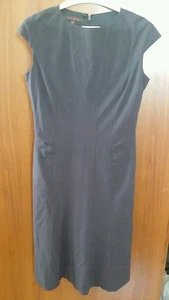 Ann Klein Solid Navy Casual Knee-Length Sleeveless Zip Dress Sz 6 You Decide - Picture 1 of 7