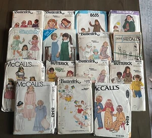 Konvolut 15 Vintage 70er Jahre Kleinkind & Kind Schnittmuster FF ungeschnitten - Bild 1 von 5