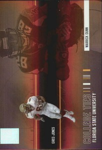 2004 Donruss Elite College Ties #CT13 Warrick Dunn Greg Jones /2000 - NM-MT