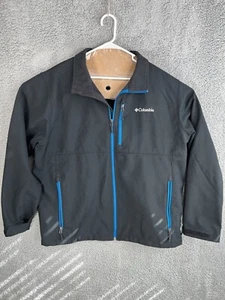 Columbia Mens Ascender Softshell Jacket Full-Zip Size 2X Black Omni-Shield - Picture 1 of 19