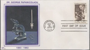 US Scott #1754 "Dr. G. Papanicolaou" First Day Cover, Unaddressed - Picture 1 of 1