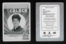 2022 Upper Deck Series 2 Printing Plate Black 1/1 Dylan Guenther #CC-6 Rookie RC