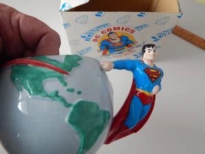 DC Superman Around The World limited edition mug free ship see pics - Imagen 1 de 6