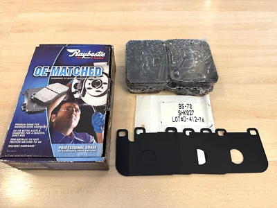 NUEVO EN CAJA RAYBESTOS Juego Pastillas Freno Delanteras Mercedes Benz R107 C107 560SL SL SLC Foto 1 de 4