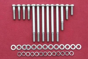 FORD 429 - 460 big block, water pump/timing cover stainless steel hex head bolts - Picture 1 of 1