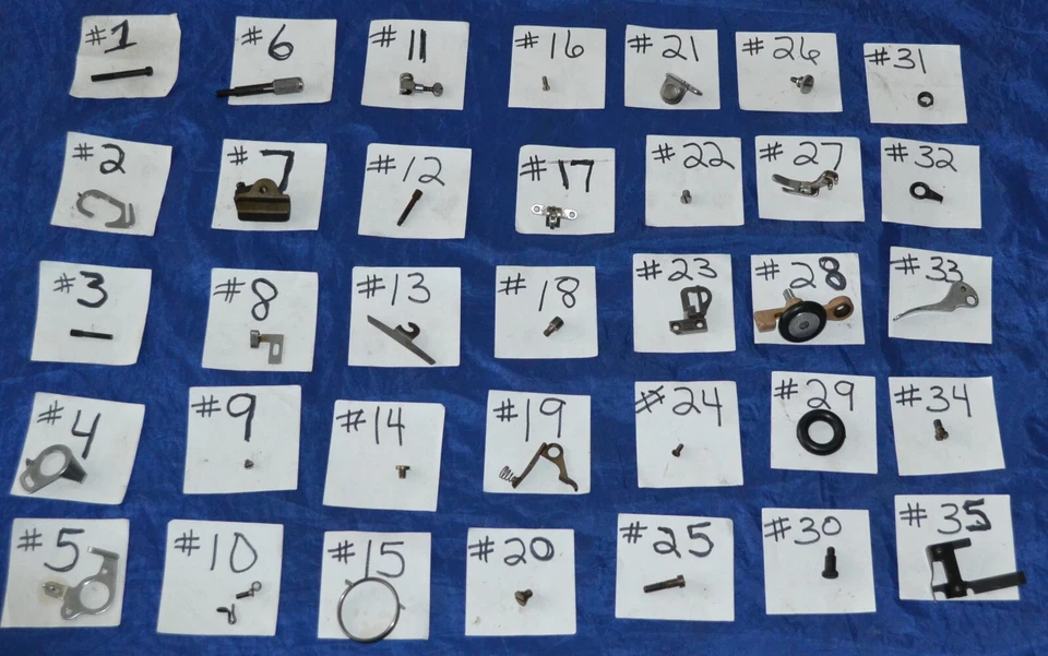 PARTS USED ORIGINAL SINGER 404 404A SEWING MACHINE SLANT NEEDLE GOOD CONDITION - Image 1 of 1