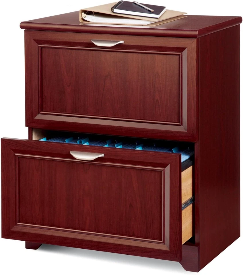 Realspace® Magellan 23-1/2"W Lateral 2-Drawer File Cabinet,Classic Cherry