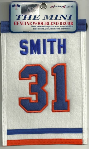 BILLY SMITH NEW YORK ISLANDERS WOOL RETIREMENT NIGHT BANNER #31 NASSAU COLISEUM Cover