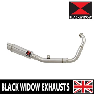 Yamaha MT125 14 -19 Low Level Full Exhaust System Round Silencer End Can 230SR - Picture 1 of 5