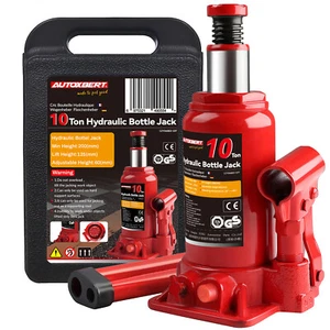 10 Ton Hydraulic Bottle Jack Automotive Heavy Duty Car Van Caravan Lifting Tool - Picture 1 of 8