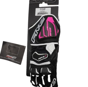 Five5 Motorcycle Gloves RFX1 Woman Black Pink Size Large / 10 womens - Bild 1 von 9