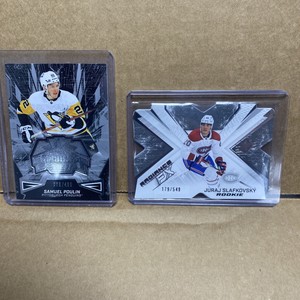 Radiance Rookies Juraj Slafkovsky /549 & Samuel Poulin /499 SPX Hockey 22-23