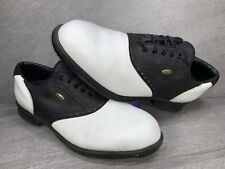 Etonic Mens Golf Shoes ‘Difference 2000’ Size 10 M Gore-Tex G11276 White/Black