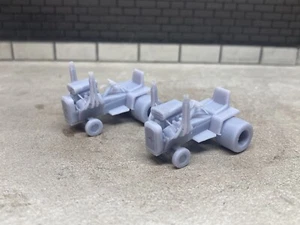 3D-gedruckter Schleppmäher im Maßstab 1:64 für Diecast Diorama. 2er Set V8 Rasenmäher! - Bild 1 von 24