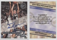 1999 Press Pass Auto Evan Eschmeyer Rookie Auto RC