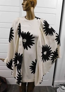 Mini Abito Stella McCartney Bianco Nero Floreale AS-IS Tg 6 - Foto 1 di 7