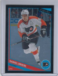 13/14 OPC Philadelphia Flyers Daniel Briere Black Rainbow card #9 Ltd #/100