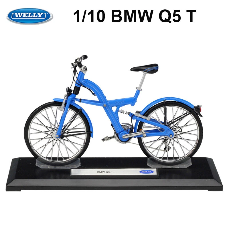 WELLY 1:10 BMW Q5 T Blue Diecast Bicycle Model Bike Collection Gift - Bild 1 von 1