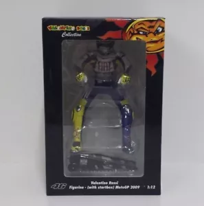 MINICHAMPS 1:12 VALENTINO ROSSI VR46 MODELLO FIGURA FIGURINE YAMAHA MOTOGP 2009 - Foto 1 di 2