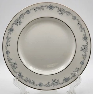 Angelique by Royal Doulton White Background Blue Floral 8 in Salad Plate - Picture 1 of 5