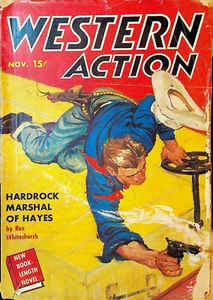 Western Action Pulp November 1949 Rex Whitechurch Ward Raymond Homer Borst - Picture 1 of 2