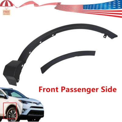 Para Toyota Rav4 2013-2018 Rueda delantera derecha Acampanada Moldura Pasajero Lado R Foto 1 de 4