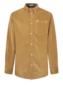 Pepe Jeans - Mens Regular Fit Stretch Corduroy Shirt - Coleford - Picture 1 of 3