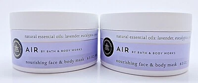 2 BATH & BODY WORKS AROMATHERAPY AIR NOURISHING FACE & BODY CREAM LAVENDER EUCAL - Image 1 of 4