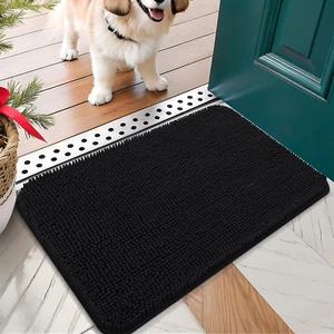 Dog Door Mat for Muddy Paws 24X16, Absorbs Moisture and Dirt, Absorbent Non-Slip - Picture 1 of 12