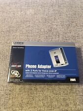 New. Sealed. Linksys VolP Voice Phone Adapter Model No. PAP2-VN for Verizon.