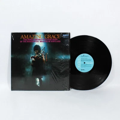 Amazing Grace Pipes & Drums Military Band Vinyl LP 1972 RCA Camden - Image 1 of 4