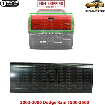 Puerta trasera de acero imprimado con ruedas traseras dobles para Dodge Ram 1500-3500 2002-2006 Foto 1 de 4