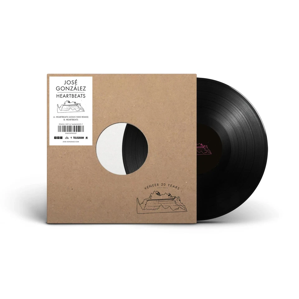 José González Heartbeats (Logic1000 Remix) (Vinyl) 7" Single - Image 1 of 1