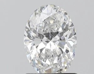 1.11 ct, D-VVS2 Oval Cut Diamond, IGI Certified Diamond, CVD Lab Grown Diamond - Picture 1 of 9