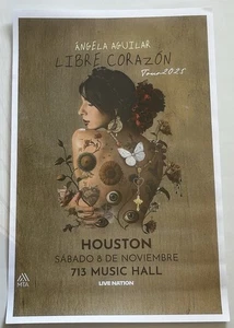Angela Aguilar "Libre Corazon" 11x17 Veranstaltungsort Poster vom 8.11.25 - Bild 1 von 10
