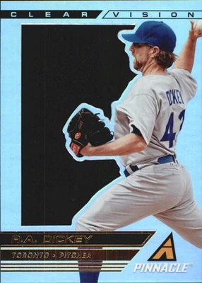 2013 Pinnacle Clear Vision Pitching Win #6 R.A. Dickey - NM-MT - Image 1 of 2
